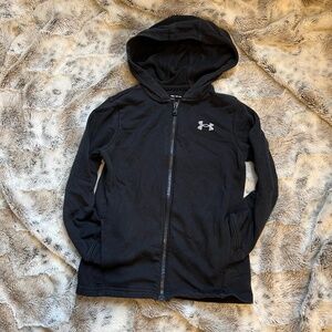 Under Armour Black Hoodie - Kids Youth Small